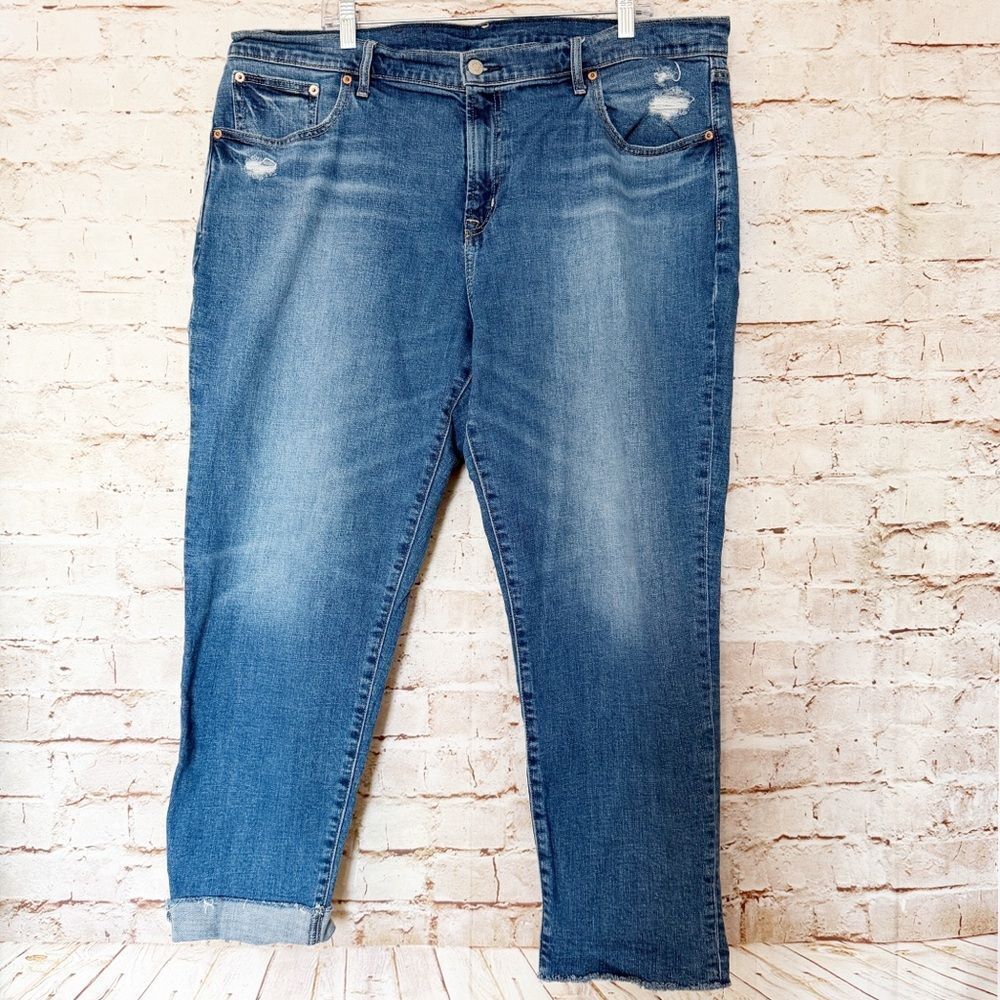 Gap plus Size girlfriend jeans